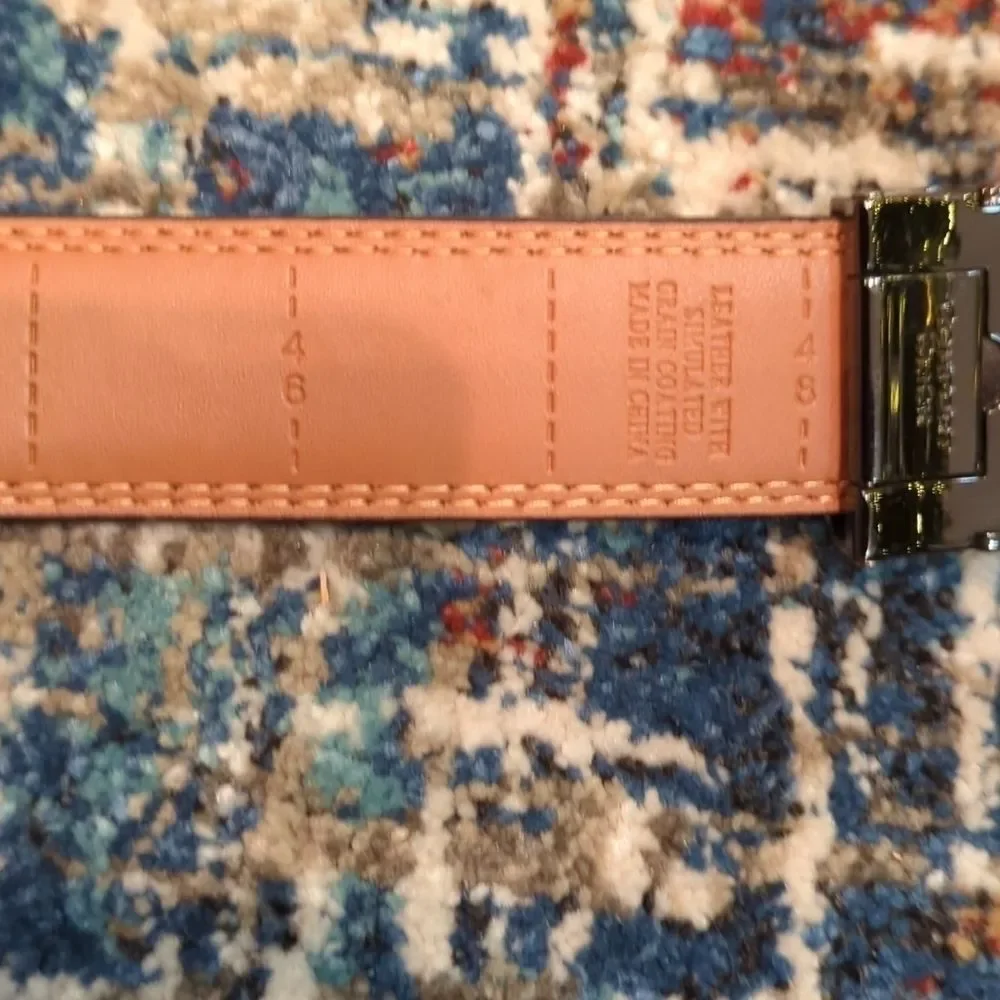 Comfort Click Men's Adjustable Brown Leather Belt